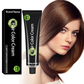 Guangdong Customized 120 ml Hair Color Cream for Vibrant Color OEM Ammonia Free Permanent Professional Salon Hair Color Dye
