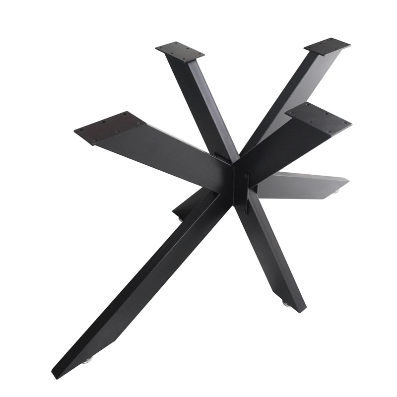 Металлическая мебель Декоративные ножки стола кофейный обеденный стол в форме X современный деревянный для дома отеля и ресторана