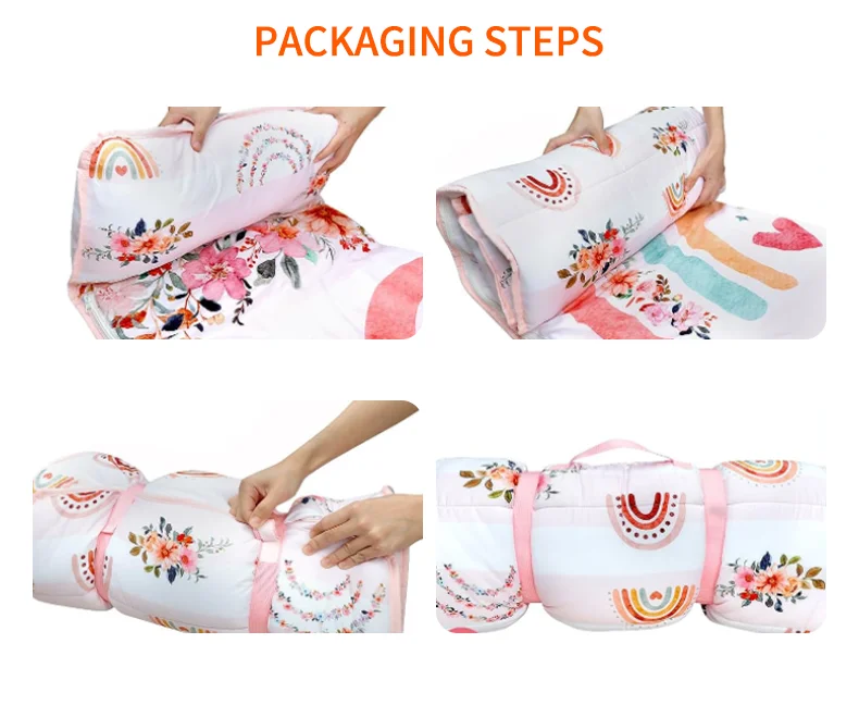 Cartoon Sleeping Bag Preschool Seersucker Nap Mat Extra Large Full