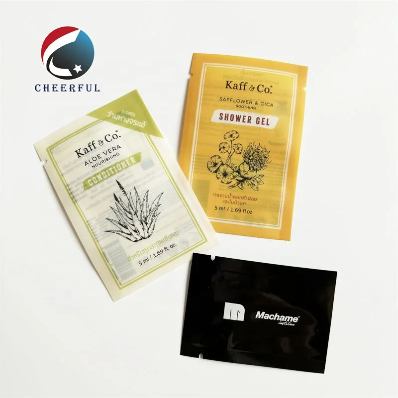 Disposable 10ml Sachet Shampoo Customized Hotel Shampoo in Small Sachet