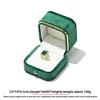 Boîte à bague verte 7*7*6,5CM