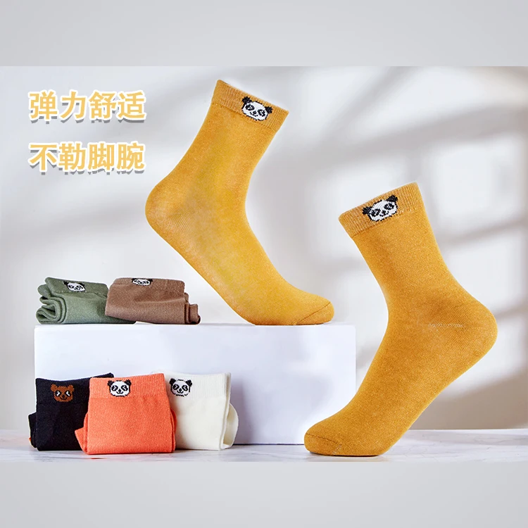 2025 оптом дешевые высококачественные хлопковые носки простой дизайн чулки для женщин