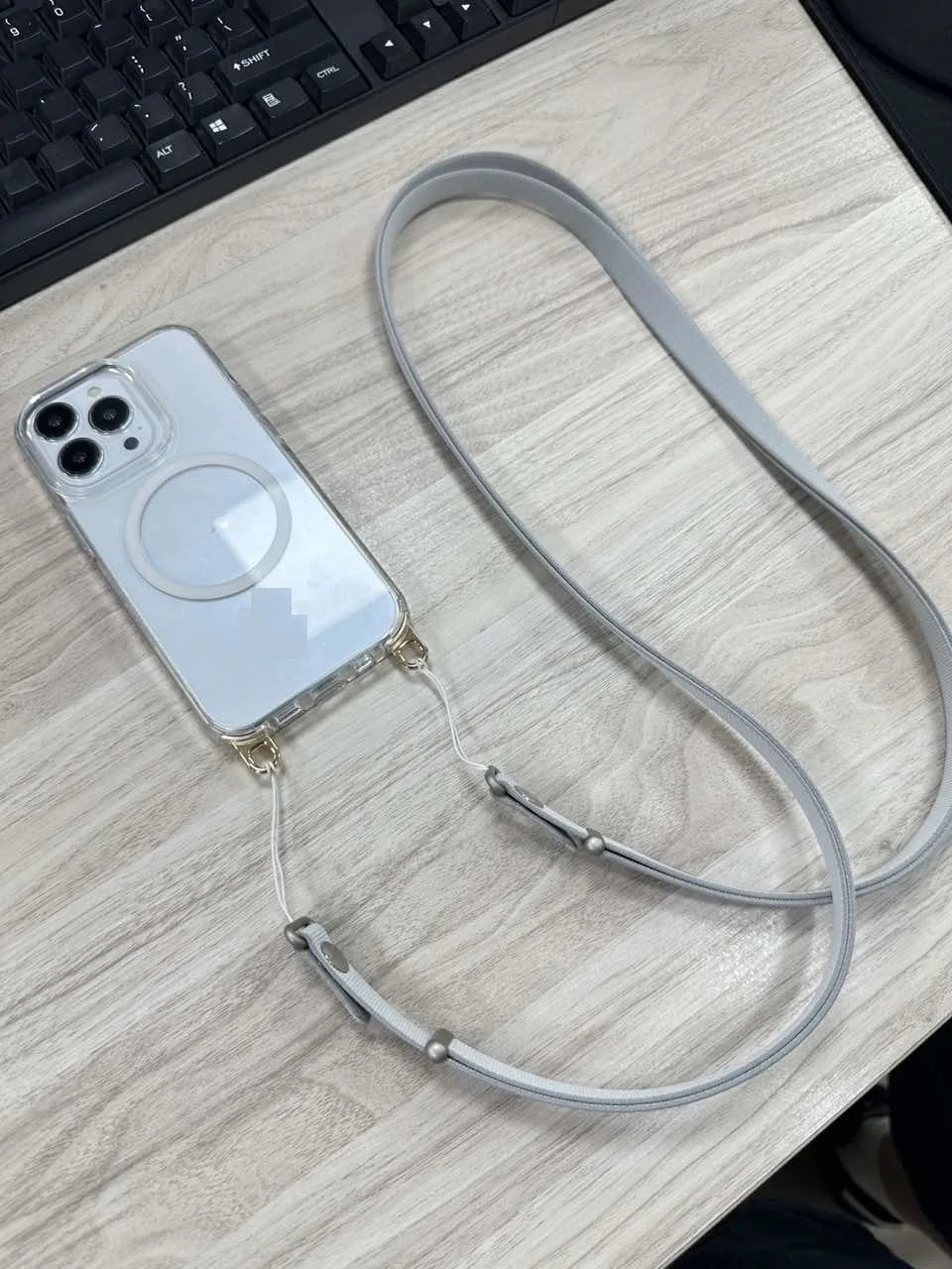 product laudtec 2025 cross body phone strap universal nylon lanyards chest strap mobile phone rope for iphone 17 air pro max136-3