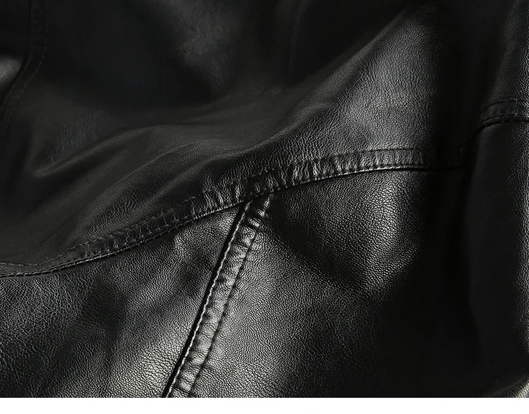 Men's Embroidered Leather Jacket Loose Casual Winter Style_voghion.com