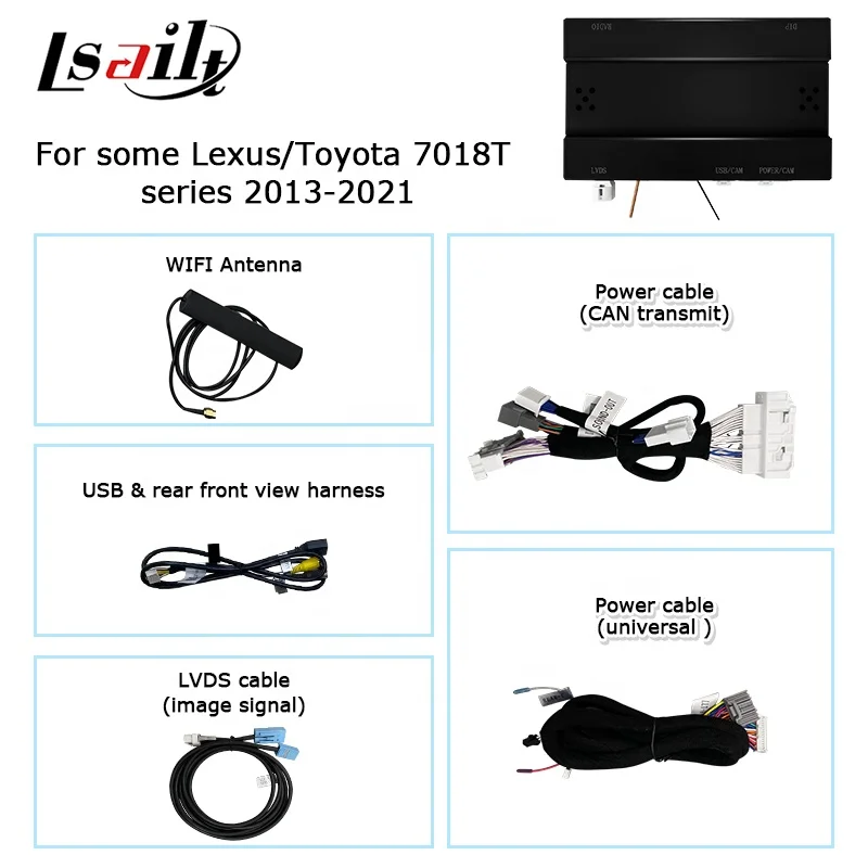 200系マジェスタ用CarPlay、Android Autoインターフェース LSAILT ワイヤレス Carplay Android Auto インターフェースボックス