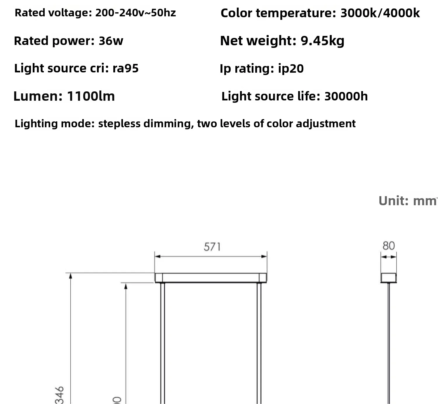 Specifications