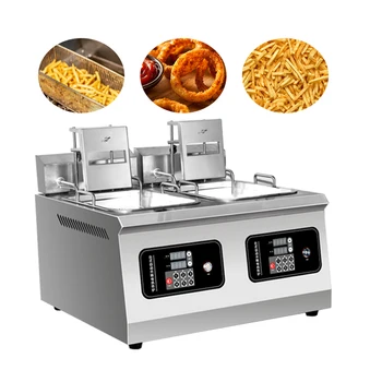 28 Liter Tabletop Automatic Lift-up Frying Machine Electric Deep Fryer Chicken,Deep Fryer Commercial