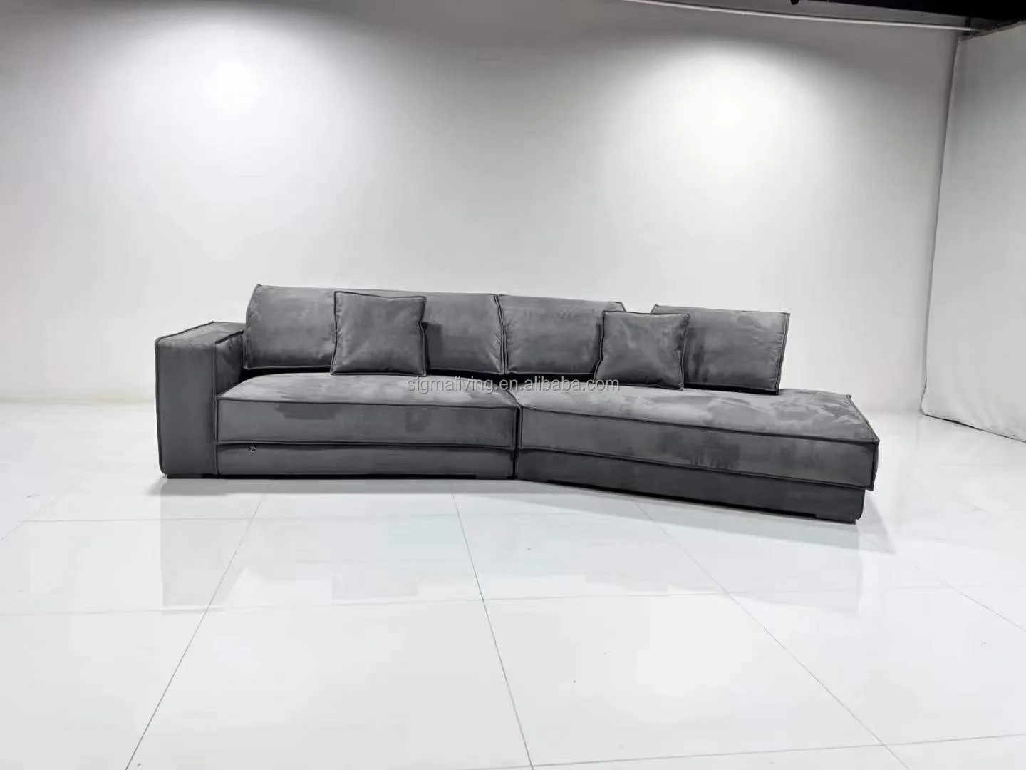 Indoor large fabric couch living room sofa