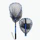Blue 2-section folding black 50 silicone net