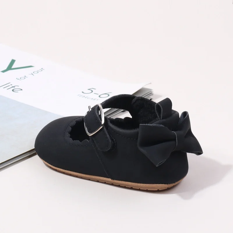 Factory Directly Beautiful Fancy Baby Girls Shoes Soft Sole Newborn Infant Shoes for Girls Cute Bowknot for Toddler Girls factory