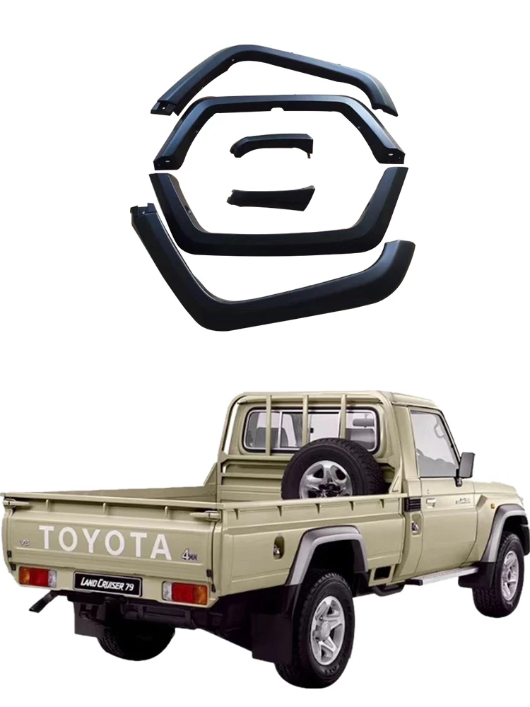 Popular Plastic Fender Flares Wheel Arch For Toyota Land Cruiser 79