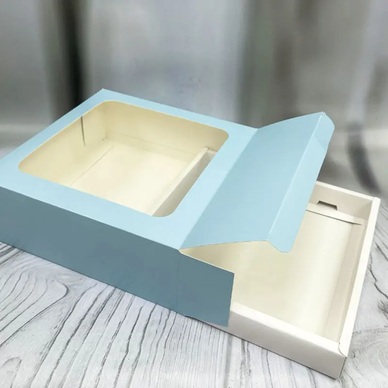 Wholesale Customized Luxury Folding Package with Clear PVC Window Embossing Matt Lamination Silk Screen Printing Sponge Lining details