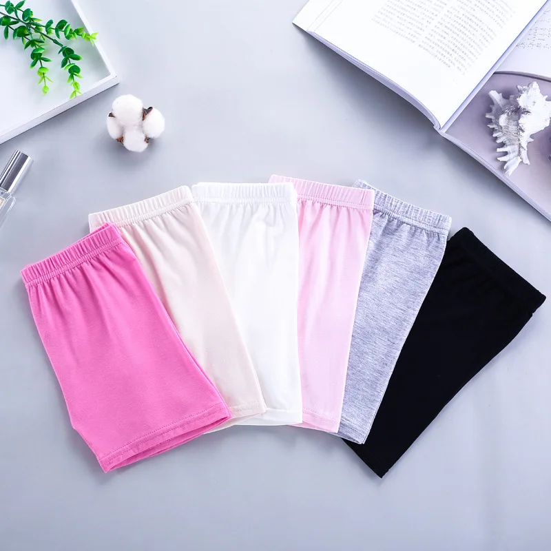 Summer Thin Girls Safety Pants Children's Cotton Shorts Little Girl ...