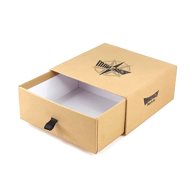 High Quality Custom Logo Rigid Sliding Out Drawer Box Customized Logo Packaging Slide Drawer Gift Box for Jewelry Accessory