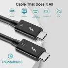 Cable Data Thunderbolt Cable High-speed Thunderbolt 2 3 4 Cable 3meter 40gbps 4K 5K Pd 100W Thunderbolt 3 Fast Charging Data Line Cable For Macbook Pro