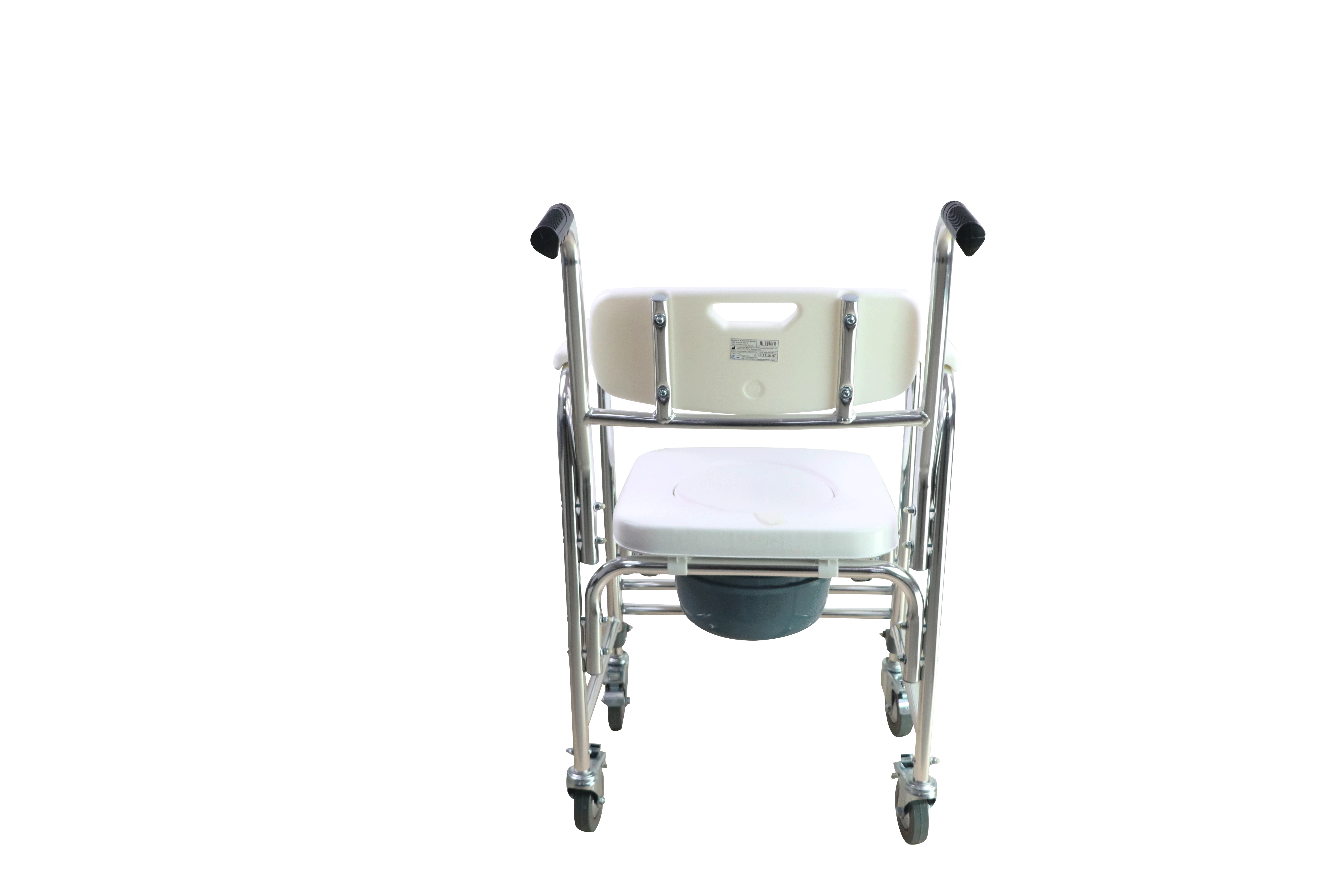 Aluminum Commode Chair With Footrest And Wheels Commodecouchbath