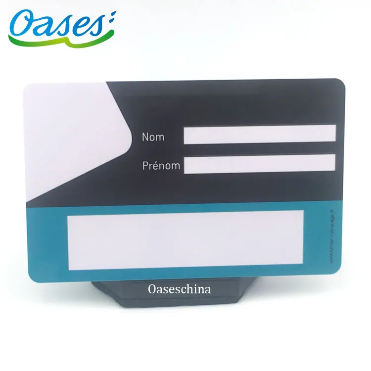 Plastic Material Printing Warranty Card with White Signatures for Watch