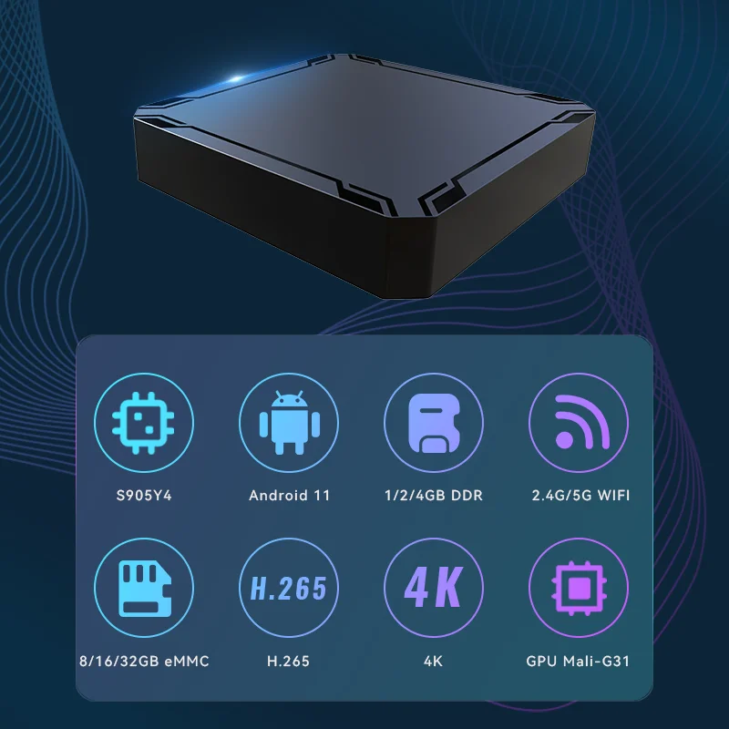 New Arrival Amlogic S905Y4 Android TV Box - Quad Core, 4K