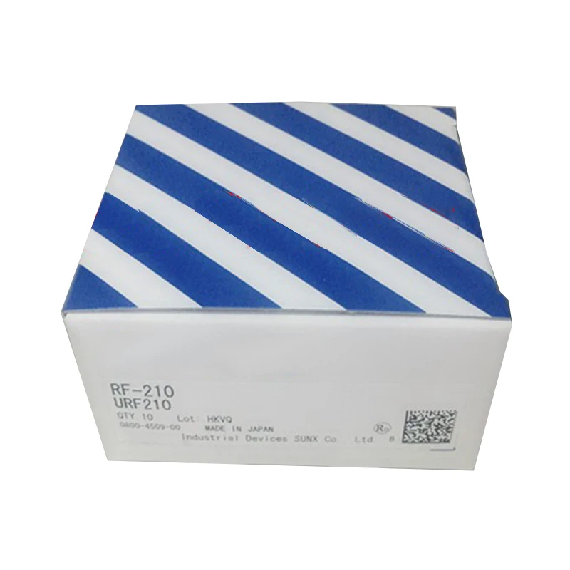 New Original Panasonic RF-210 Reflective Photoelectric Sensor, RF Series. Applied to object detection, counting and position sensing in industrial automated production lines. With compact structure, fast response, dustproof and durable