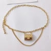 B belt bag gold