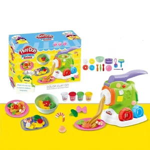 DIY Toy Noodle Maker Set Colorful Clay Mold Plastic Play Dough for Age 5-7 Years