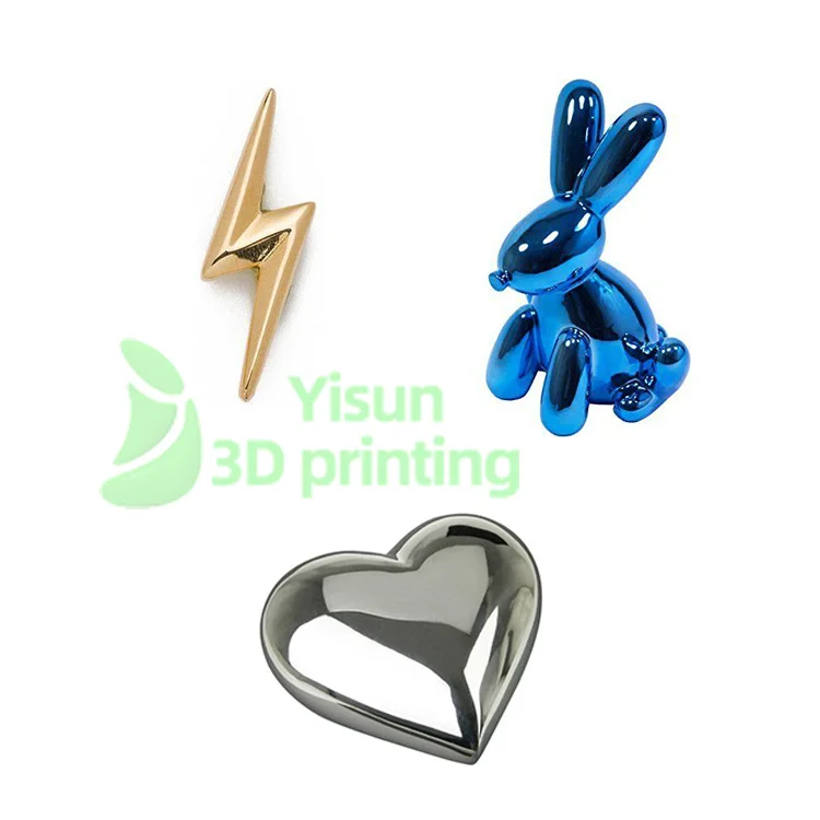 Chrome Plating Custom ABS 3D Printing Service SLA 3D Print and Painting Services for Parts and Product Engineering Drawings