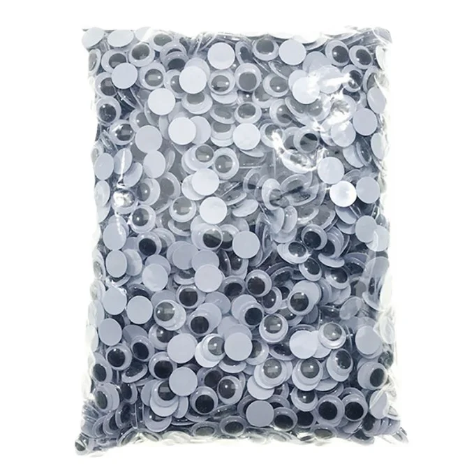 Factory Sales Black White Movable Eyeballs Self-Adhesive Kindergarten DIY Handmade Craft for Children Office & School Supplies