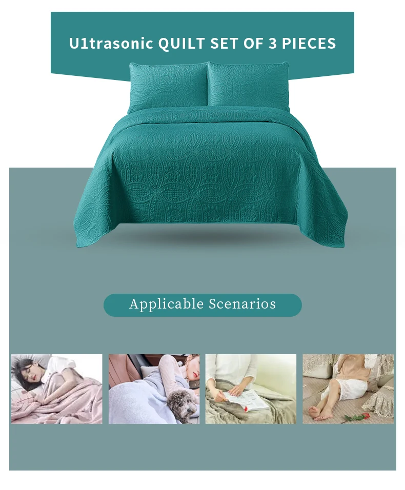 Factory Direct Sales Bedroom Bedding Wholesale Quilt Cover Bedspread