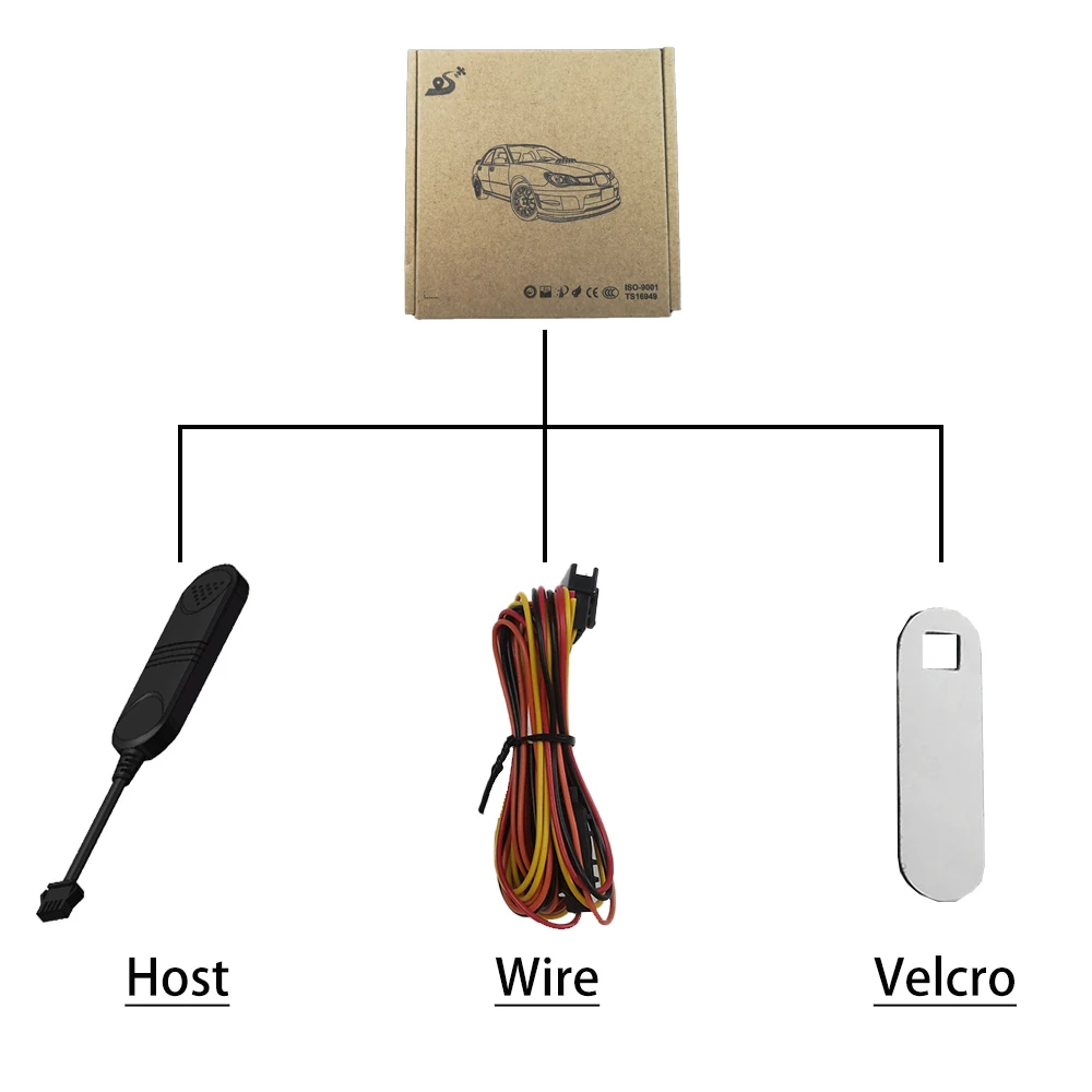 Gps Car Tracking Light Sensor Realtime Tracking Device For Auto Mini