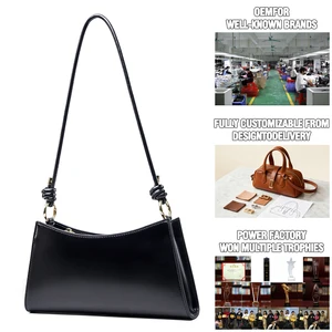 Women's Custom Genuine Leather Waterproof Portable Crossbody Bags with Zipper Closure-Luxury Designer Travel Bags