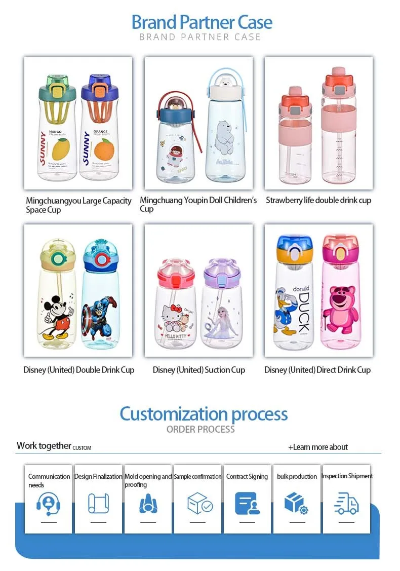 Unisex Portable Large Capacity Summer Sports Water Bottle Gym Logo Printed PP Cap Direct Drinking for Camping Protein Bag