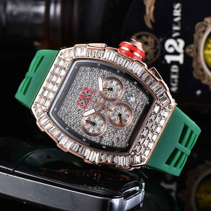 Factory Direct Sales Personalized Square Diamond Quartz Watches,High ...