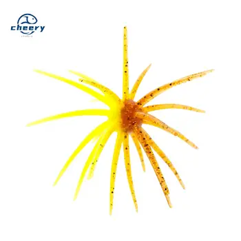 Cheery Sea Urchin Printed PVC Artificial Soft Bait for Topwater & Midwater Float Fishing Target Species Bass Snapper Marlin – Soft Lure – view 2
