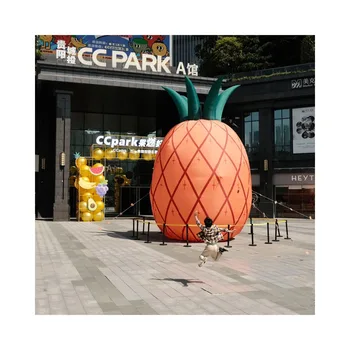 Verypopular Fruit Yellow Pineapple Mascot For Outdoor Sale Advertising Show