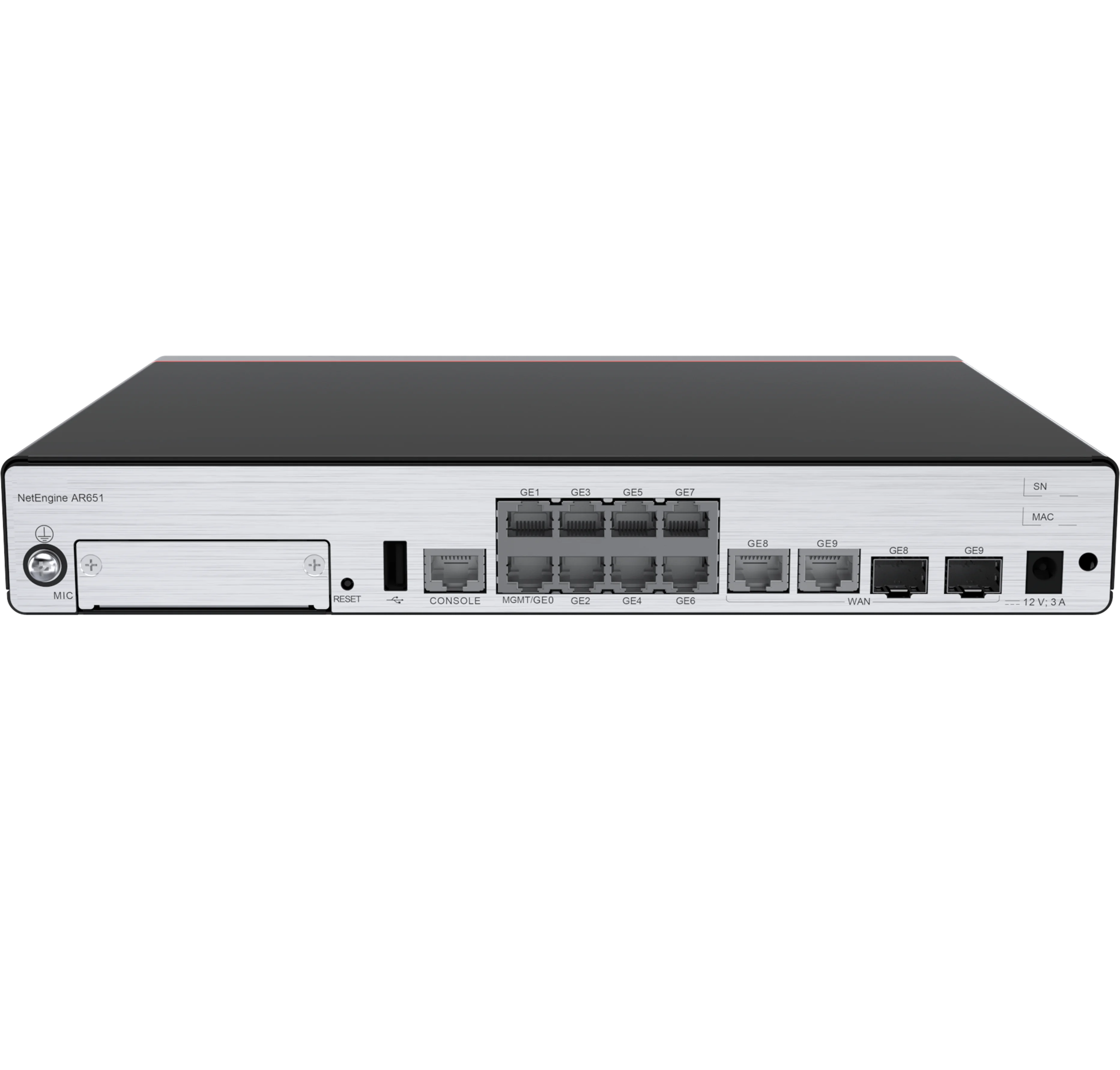Hua Wei Multi-Core Processors AR651 Enterprise Router - 1 Gbps, 1 GB ...