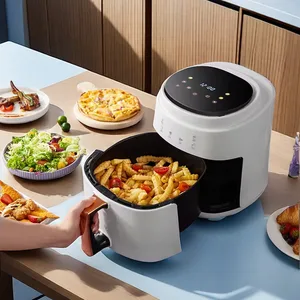 Smart Modern Digital Air Fryer 5L 8L Oil-Free Rapid Heat Manufactured Factory Hot Sale Electric Deep Fryer for Household Plastic