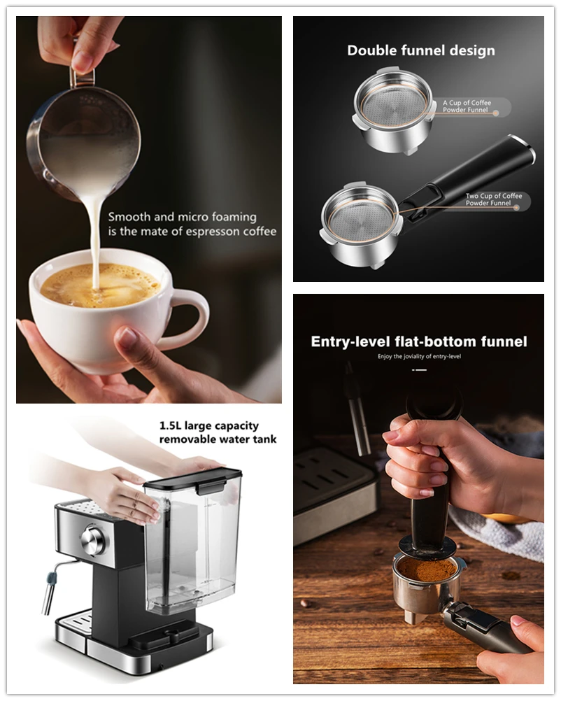 2021hot Sale Cafetera Espresso Coffee Machine Cm6863 Intelligent Concentrated Milk Frothing