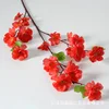 Short peach blossom branch red