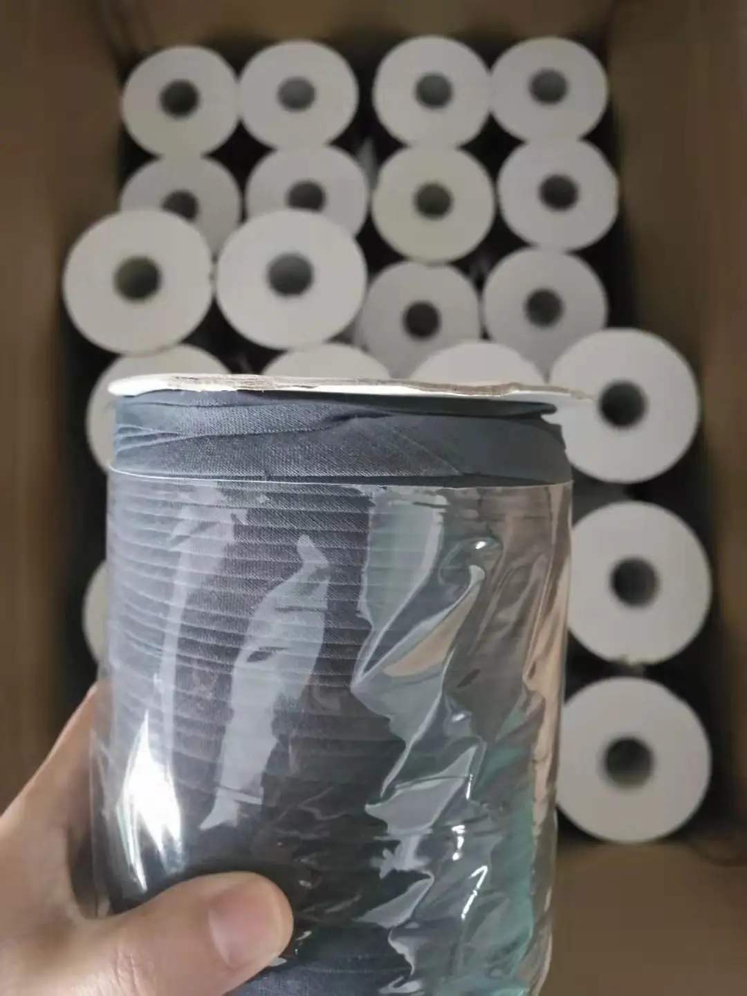 colorful PP or nylon customized knitted jacquard ribbon