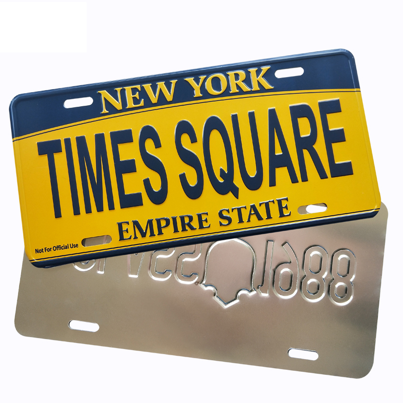 Индивидуальный дизайн CQB 241, красочный металлический автомобильный номерной знак для внедорожника