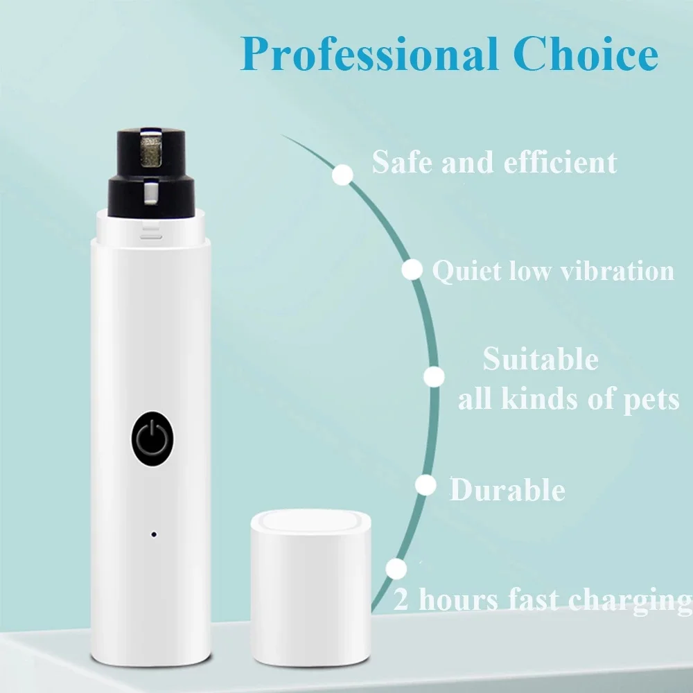 Electric Dogs Nail Clipper For Pets Nail Grinder With Led Light Grinder ...