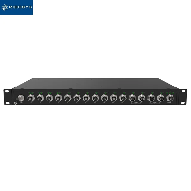 15-Port M12 In-vehicle Managed Industrial Ethernet Switch