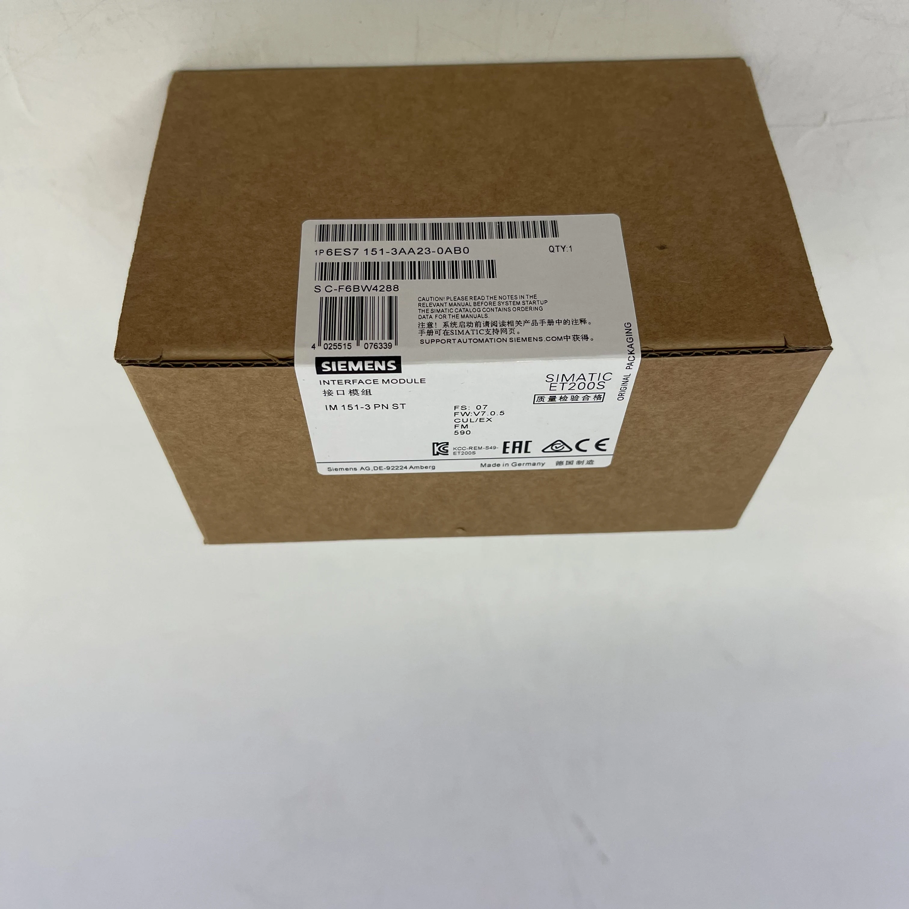 Siemens Interface Module 6ES7151-3AA23-0AB0 Siemens Interface Module 6ES7151-3AA23-0AB0