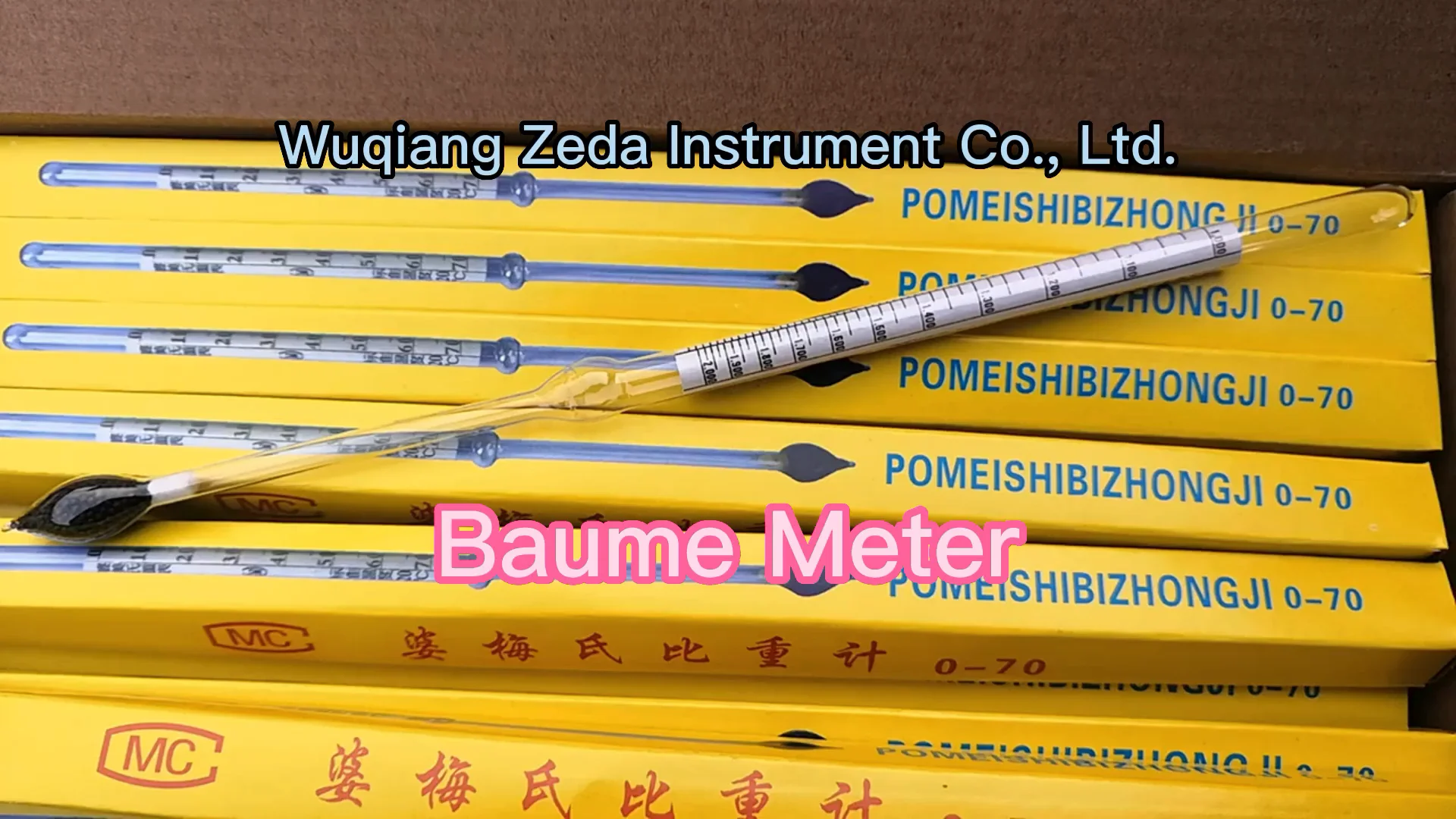 Hydrometer Density Meter Baume Meter Cool Leather Flour Concentration