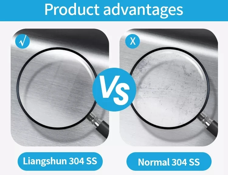 Sus304 Stainless Steel Sink Single Sink Integrated Stretch Kitchen