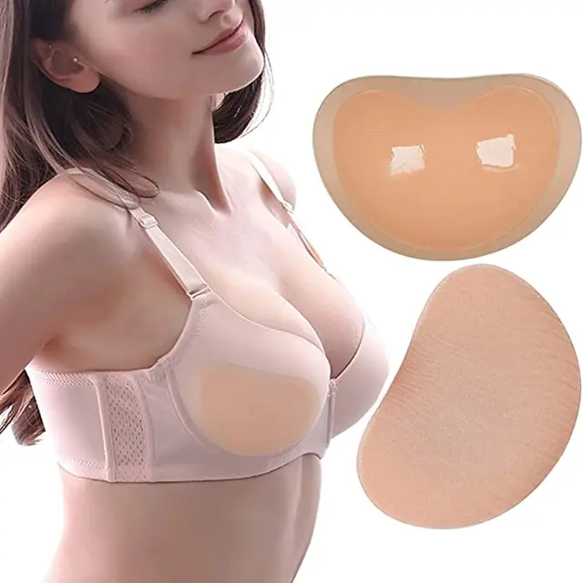 Bikini silicone breast enhancement bra inserts inserts bra padded bra inserts silicone breast enhancer