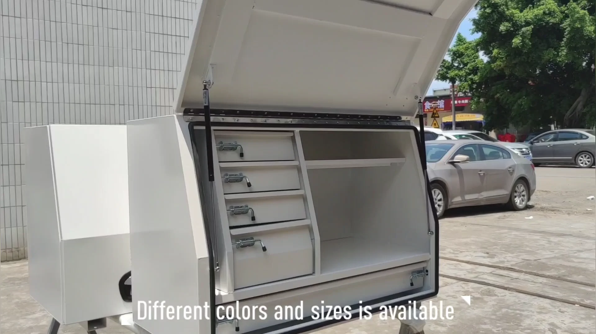 1200mm Custom Steel Ute Truck Camper Tool Box Manufacture Five Drawers