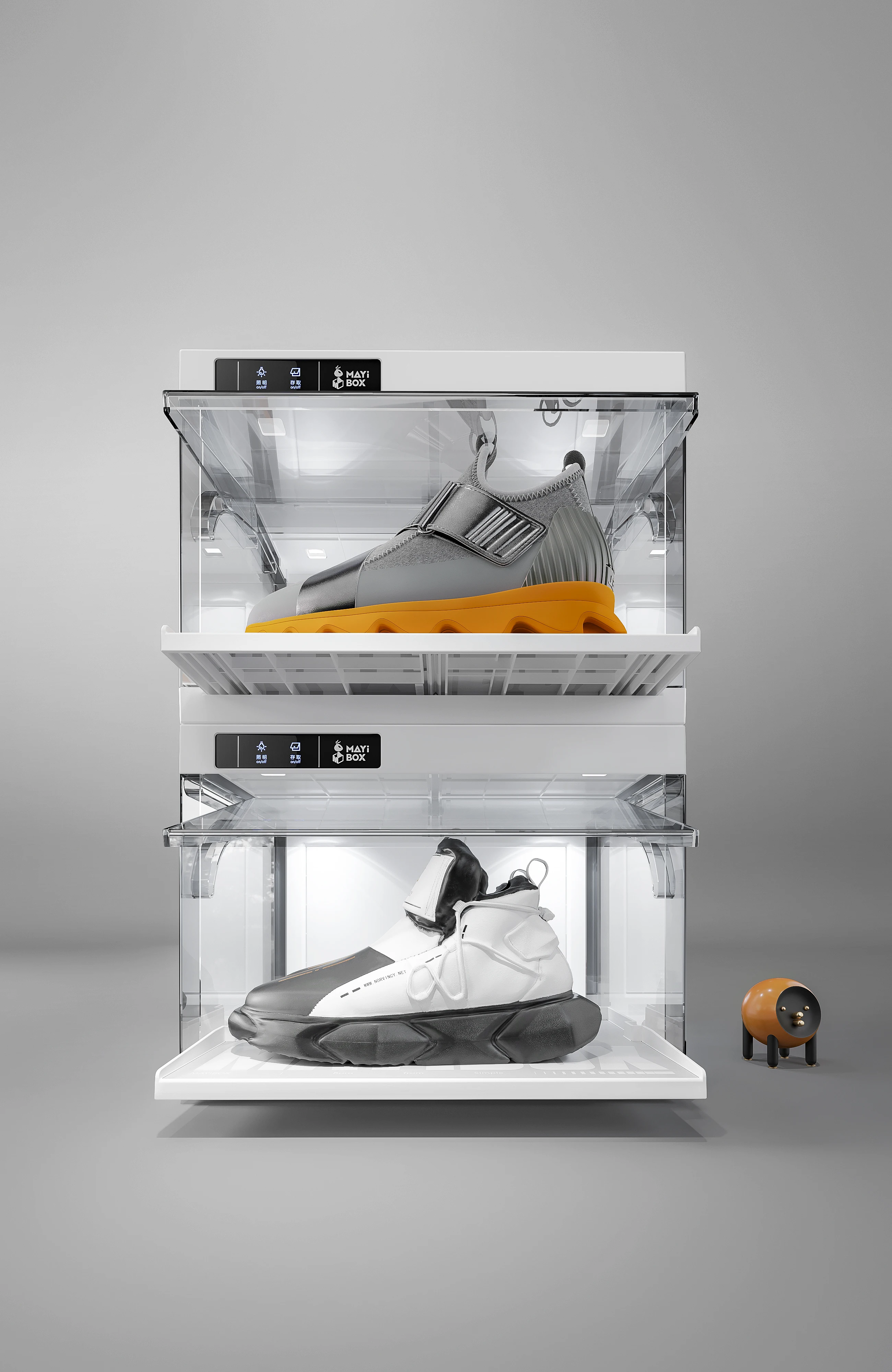 Antbox Multifunctional Shoe Rack Display Stackable Rack Electronic Shoe Cabinet Display for Living Room Modern Fashon Furniture