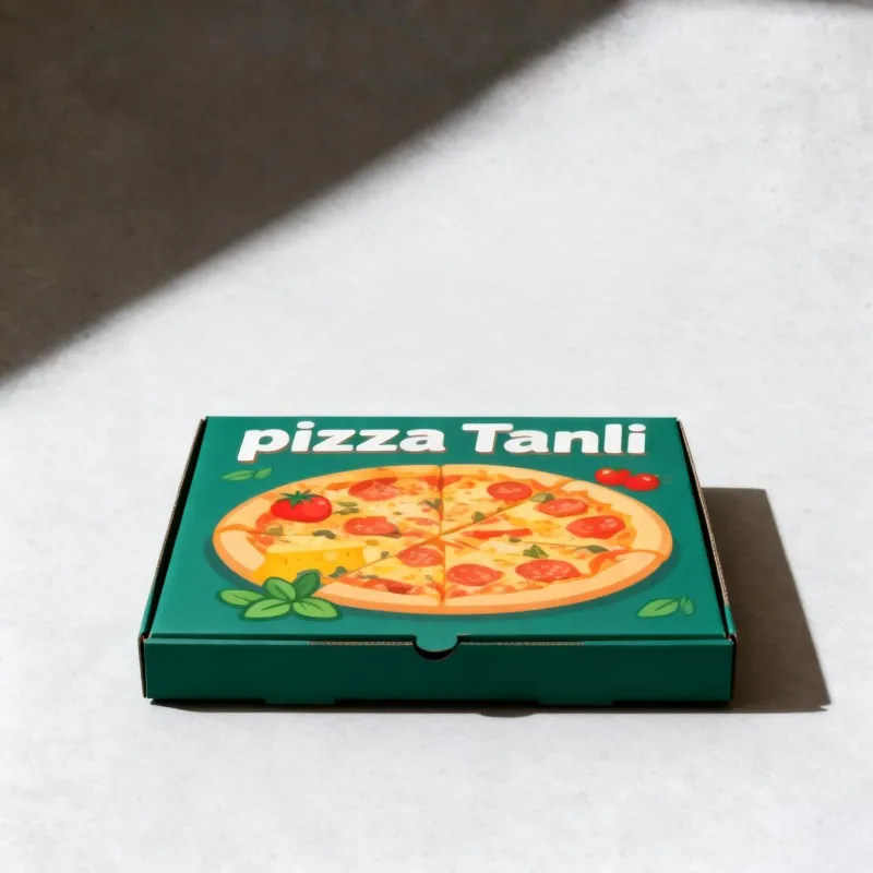 product wholesale digital printing customized logo pizza packaging box with your logo takeout pizza box packaging carton for food-4