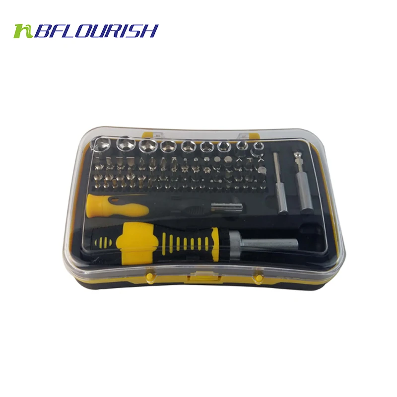 Flourish Mini High Quality 65pcs Precision Screwdriver Bit Set